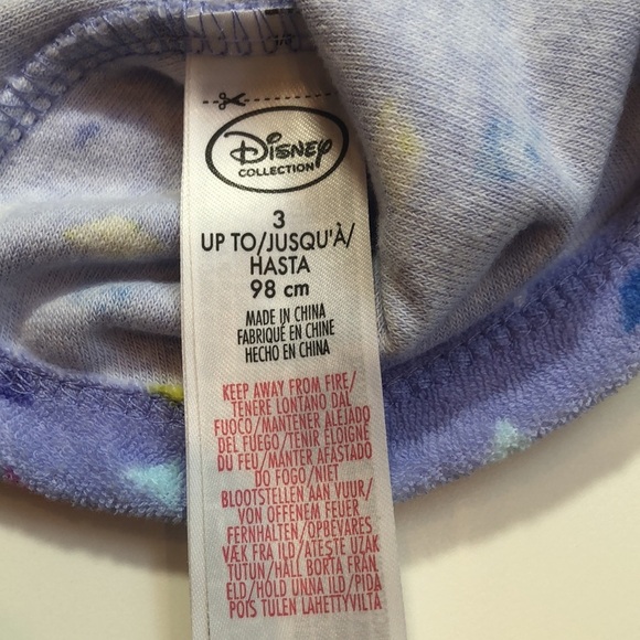 Disney Frozen Princess Elsa Periwinkle Multi Terrycloth Swimsuit Coverup 3T - Picture 10 of 11